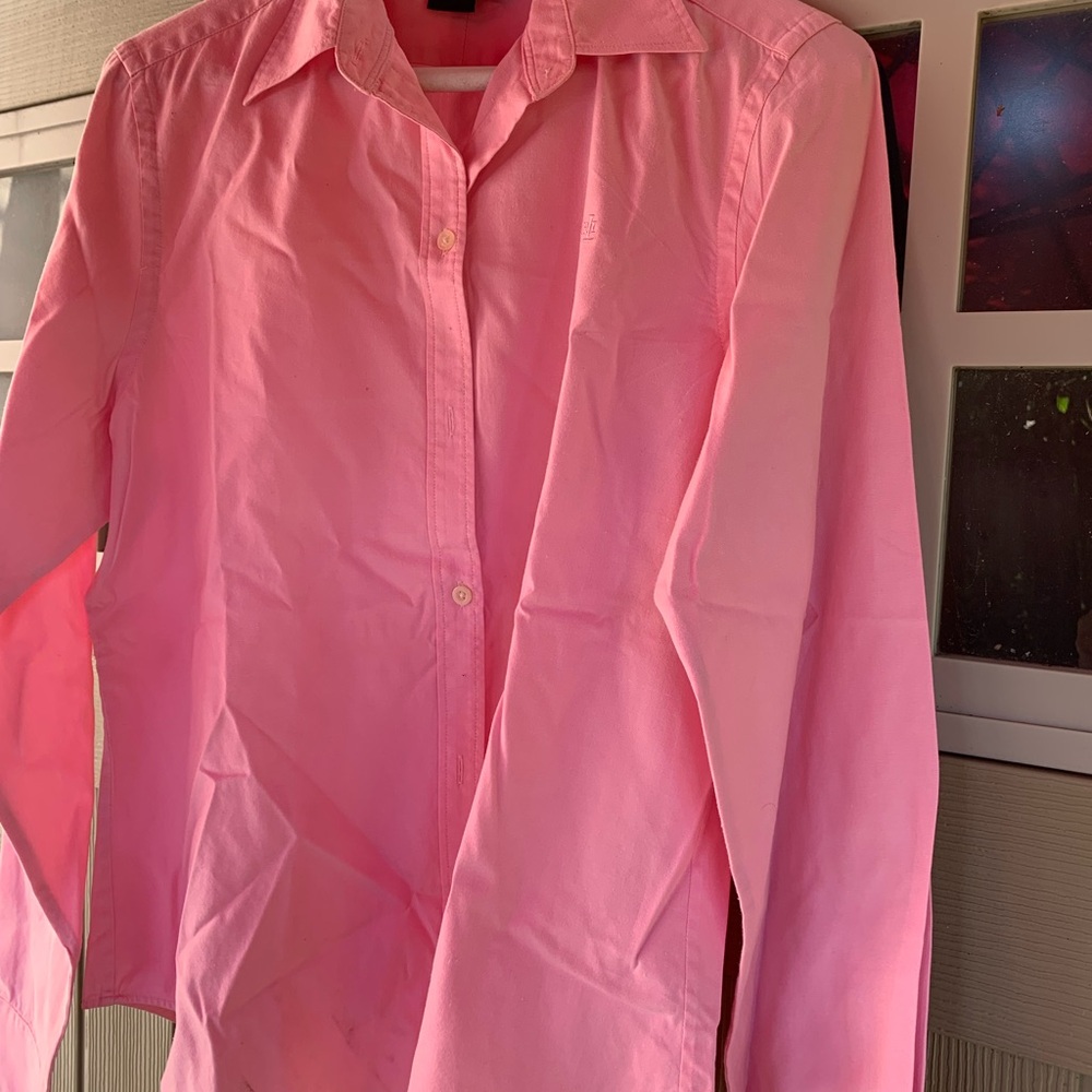RLX Ralph Lauren Pink Button Down Dress Shirt